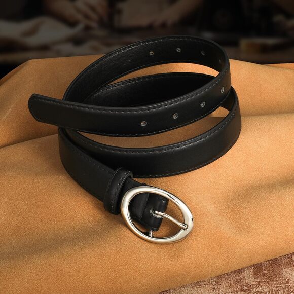 Women Leather Belts For Jeans Pants Dresses Fashion Ladies Waist Belt 9991 - Picture 5 of 6